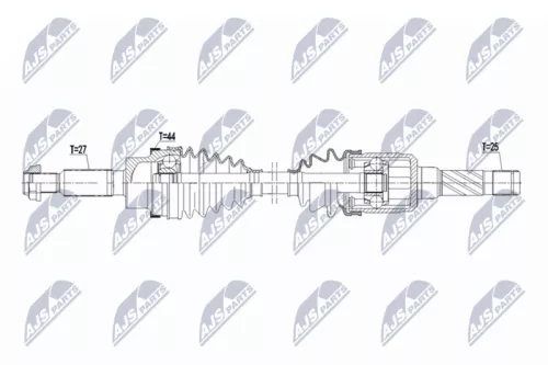 NTY NPW-FR-182 Drive Shaft