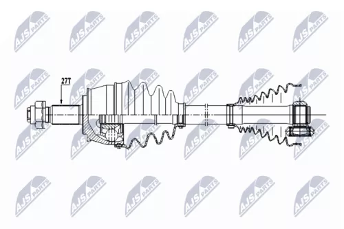 NTY NTY NPW-FT-035 NTY NPW-FT-035 Drive Shaft 