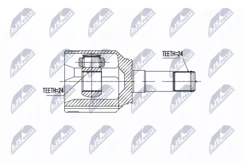 Front Left NTY Cv Joint & Boot Kit