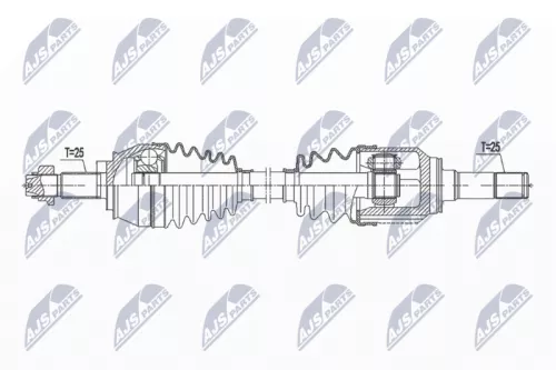 NTY NPW-FT-049 Drive Shaft