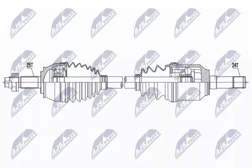 NTY NTY NPW-FT-055 NTY NPW-FT-055 Drive Shaft 