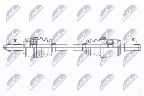 NTY NTY NPW-FT-060 NTY NPW-FT-060 Drive Shaft 