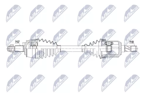 NTY NTY NPW-FT-085 NTY NPW-FT-085 Drive Shaft 