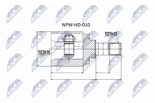 Rear Right Rear Left Rear NTY Cv Joint & Boot Kit