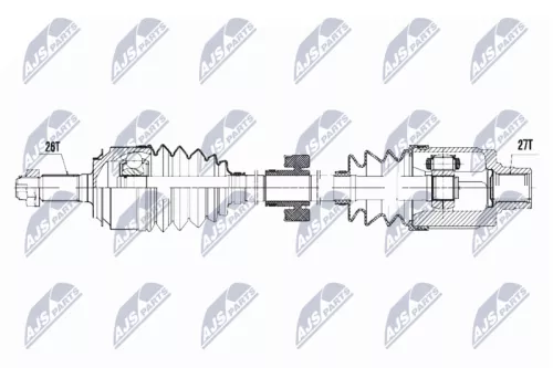 NTY NTY NPW-HD-047 NTY NPW-HD-047 Drive Shaft 