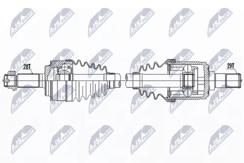 NTY NPW-HD-081 Drive Shaft