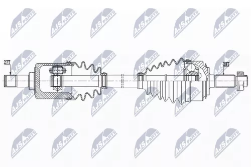 NTY NTY NPW-HD-085 NTY NPW-HD-085 Drive Shaft 