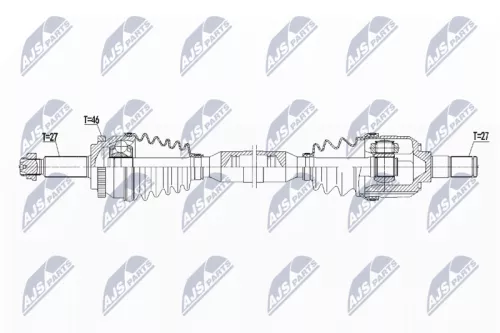 NTY NPW-HY-559 Drive Shaft