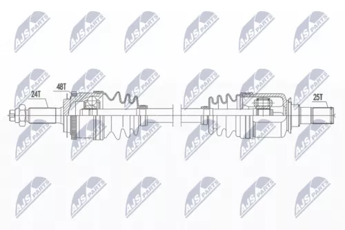 NTY NTY NPW-HY-585 NTY NPW-HY-585 Drive Shaft 