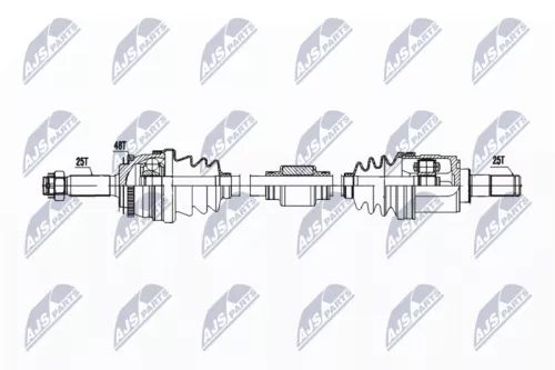 NTY NPW-HY-605 Drive Shaft