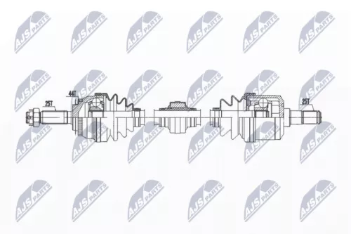 NTY NTY NPW-HY-613 NTY NPW-HY-613 Drive Shaft 