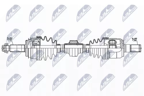 NTY NTY NPW-HY-620 NTY NPW-HY-620 Drive Shaft 