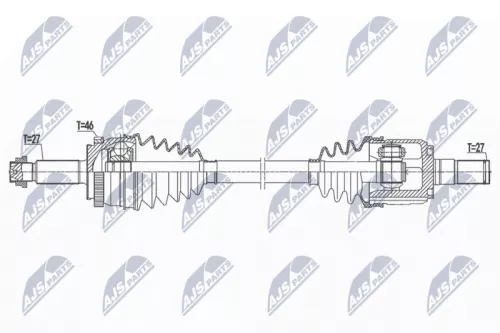 NTY NTY NPW-HY-621 NTY NPW-HY-621 Drive Shaft 