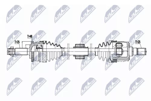 NTY NTY NPW-HY-627 NTY NPW-HY-627 Drive Shaft 
