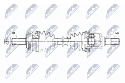 NTY NPW-HY-628 Drive Shaft