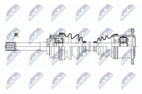 NTY NTY NPW-HY-640 NTY NPW-HY-640 Drive Shaft 