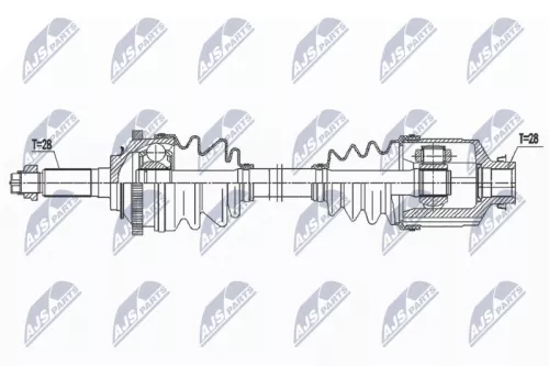 NTY NPW-KA-370 Drive Shaft