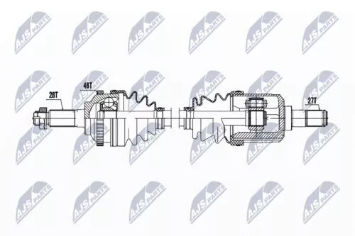 NTY NPW-KA-388 Drive Shaft