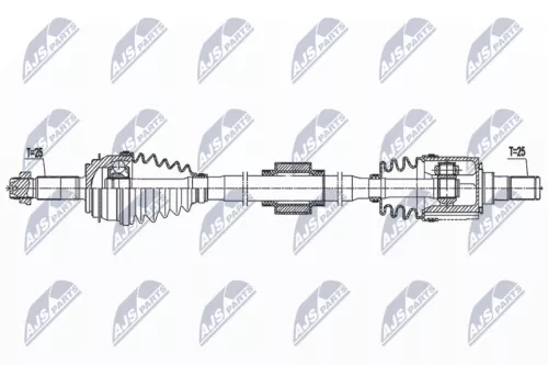 NTY NPW-KA-398 Drive Shaft