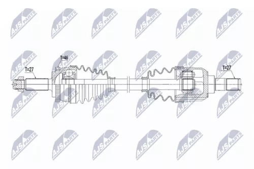 NTY NPW-KA-417 Drive Shaft