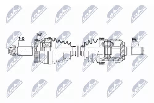 NTY NPW-KA-418 Drive Shaft