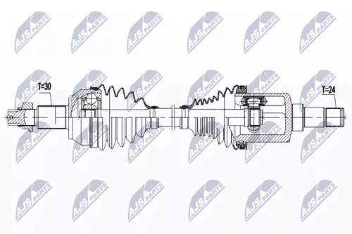 NTY NPW-MA-002 Drive Shaft