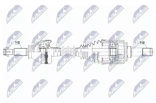 NTY NPW-MA-007 Drive Shaft