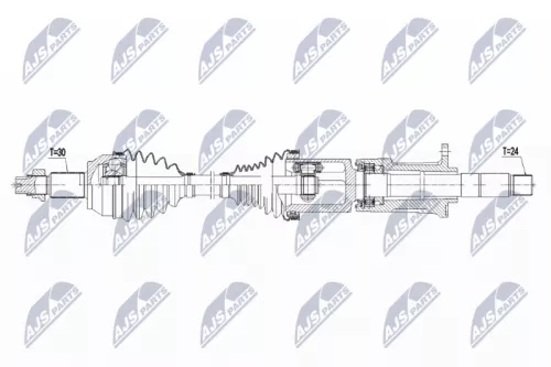 NTY NPW-MA-008 Drive Shaft