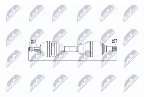 NTY NPW-ME-017 Drive Shaft