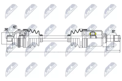 NTY NPW-ME-030 Drive Shaft