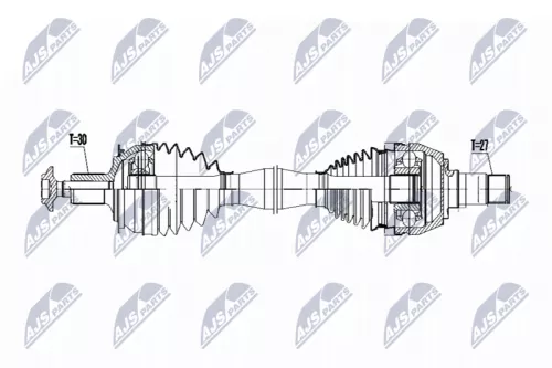 NTY NTY NPW-ME-065 NTY NPW-ME-065 Drive Shaft 