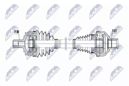 NTY NPW-ME-067 Drive Shaft