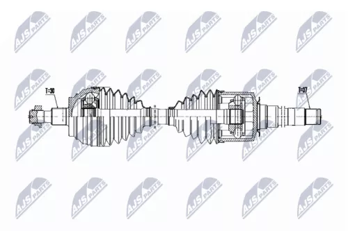 NTY NPW-ME-069 Drive Shaft