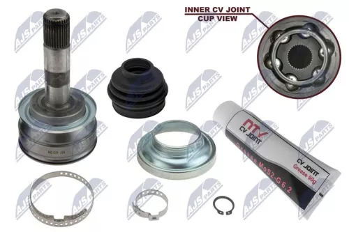 NTY NTY NPW-ME-079 Inner Rear Rear Left Rear Right NTY Cv Joint & Boot Kit 
