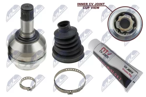 NTY NTY NPW-ME-084 Front Left NTY Cv Joint & Boot Kit 