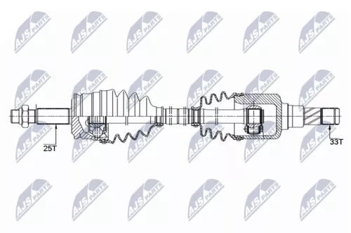NTY NPW-ME-118 Drive Shaft