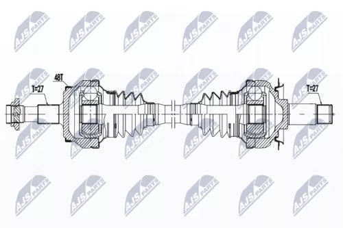 NTY NPW-ME-136 Drive Shaft