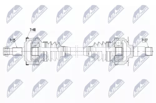 NTY NTY NPW-ME-140 NTY NPW-ME-140 Drive Shaft 