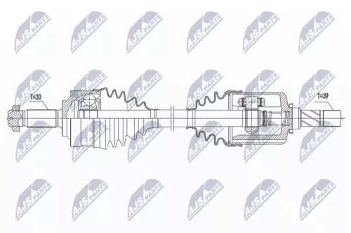 NTY NTY NPW-ME-150 NTY NPW-ME-150 Drive Shaft 