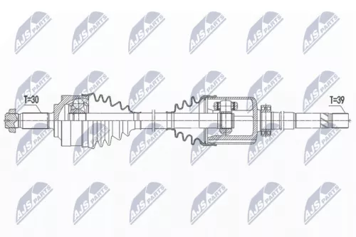NTY NPW-ME-152 Drive Shaft