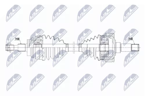 NTY NPW-ME-174 Drive Shaft