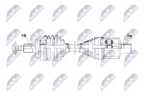 NTY NPW-ME-180 Drive Shaft