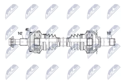 NTY NPW-ME-194 Drive Shaft