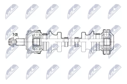 NTY NPW-ME-207 Drive Shaft