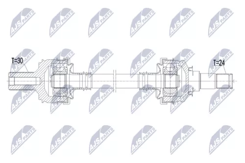 NTY NTY NPW-ME-223 NTY NPW-ME-223 Drive Shaft 