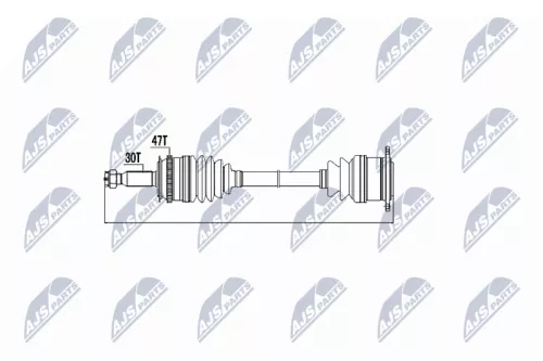 NTY NPW-MS-001 Drive Shaft