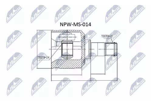 Front Left Front Right NTY Cv Joint & Boot Kit