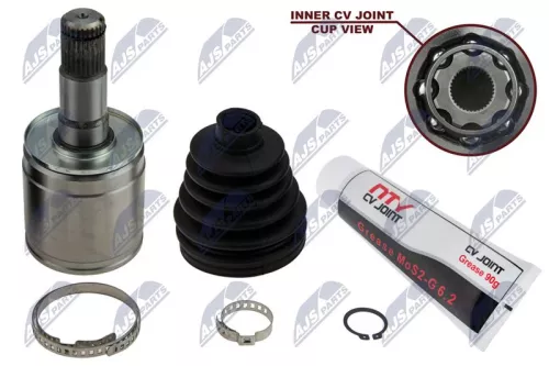 NTY NTY NPW-MS-042 Front Right Inner Outer NTY Cv Joint & Boot Kit 