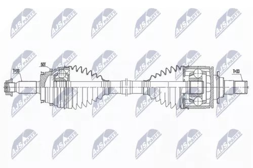 NTY NPW-MS-075 Drive Shaft
