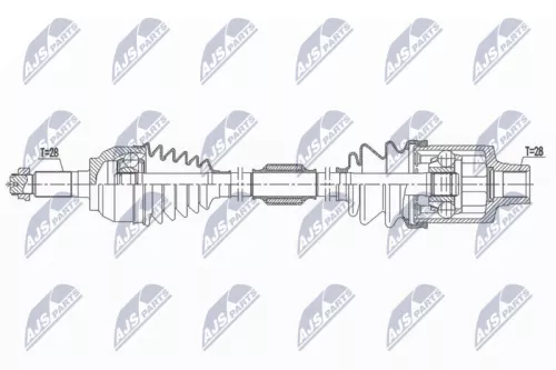 NTY NPW-MZ-064 Drive Shaft